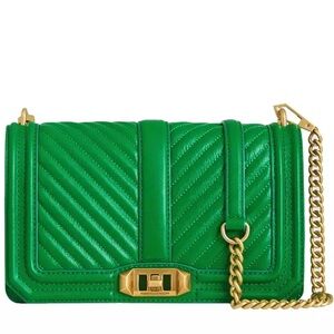 Rebecca Minkoff Chevron Quilted Love Crossbody